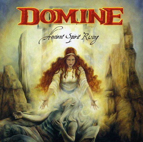 CD cover art: woman with flowing hair amidst rocky landscape.
