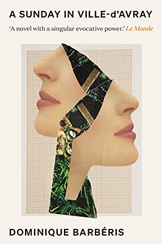 Book cover: collage of a woman’s face with floral and abstract elements.