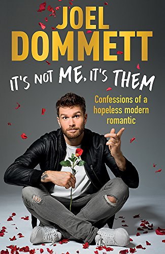 Book cover featuring author Joel Dommett with rose petals and a red rose.