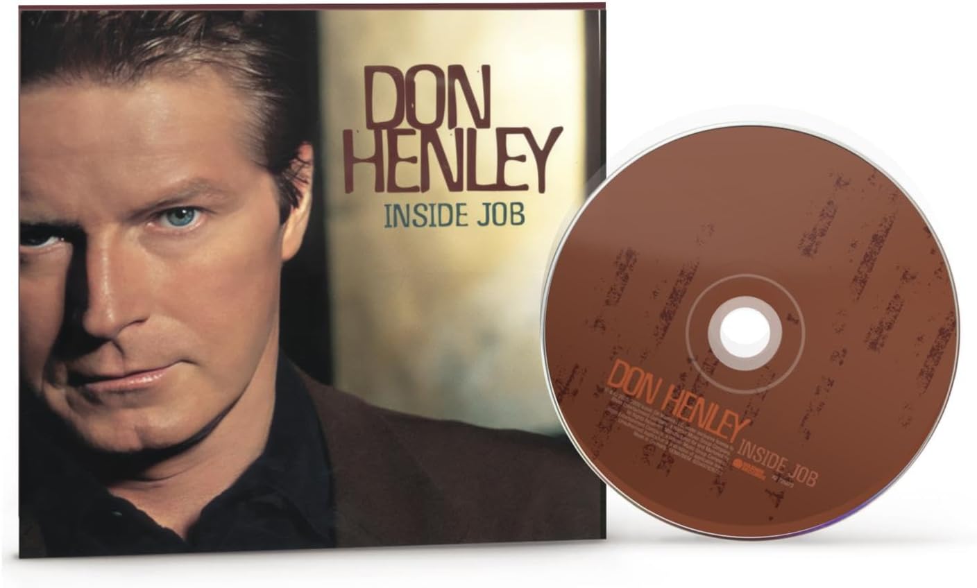 Don Henley “Inside Job” CD case with portrait and disc visible.