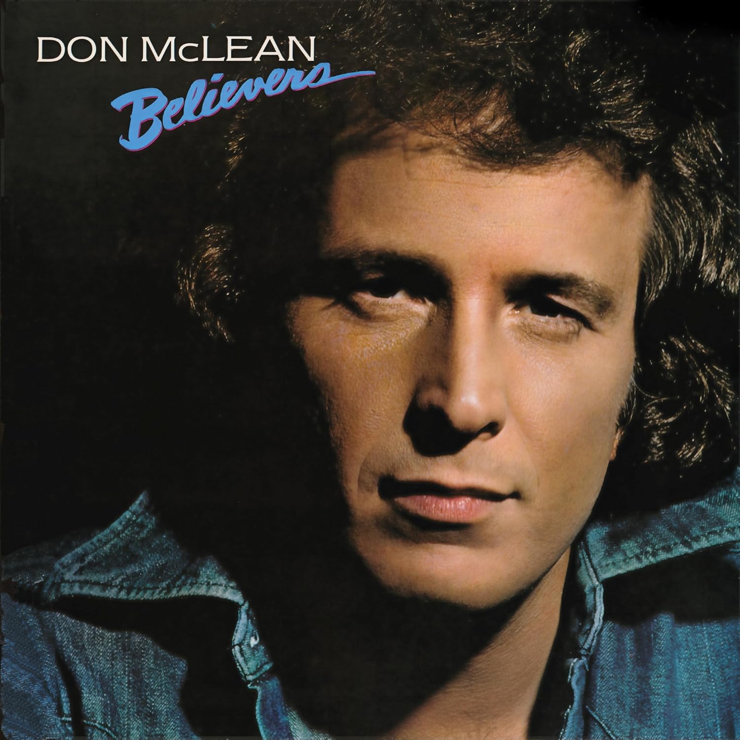 Don McLean album cover, "Believers," featuring a portrait of the artist.
