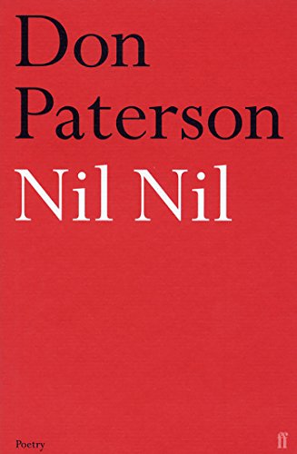 Red book cover with white text: "Don Paterson Nil Nil" and "Poetry".