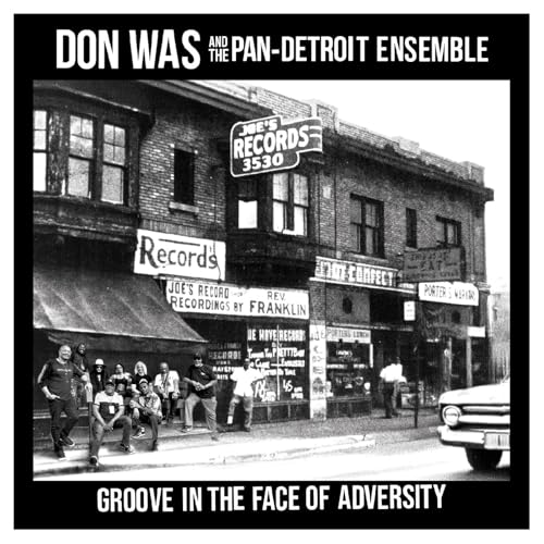 Album cover for Don Was, featuring a black and white street scene.