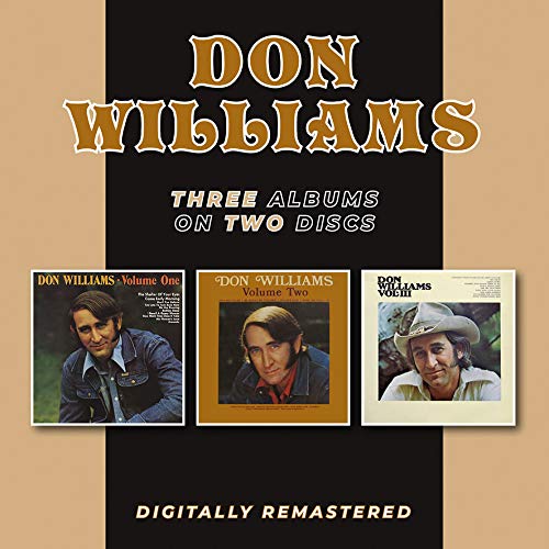 Don Williams triple album CD cover featuring portraits and album art.