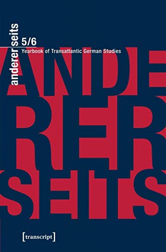 Book cover: "andererseits" yearbook, bold red and white typography.