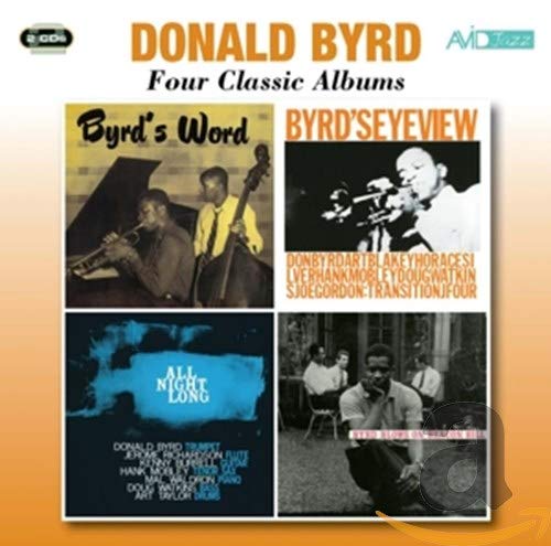 CD cover featuring four classic Donald Byrd jazz album artworks in a grid layout.