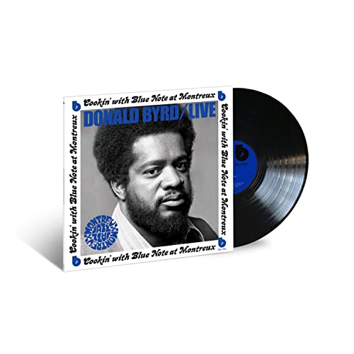 Donald Byrd vinyl record with portrait of the jazz musician.