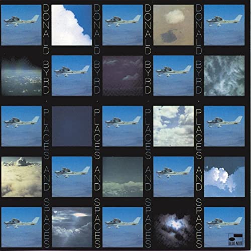 Album cover featuring a grid of small images of airplanes and clouds.