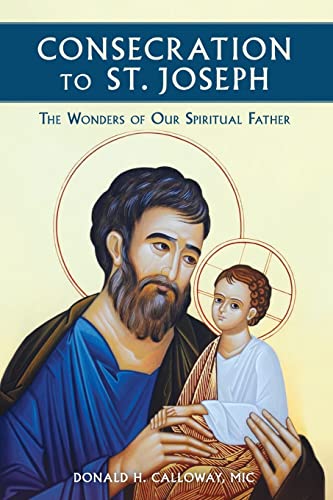 Book cover depicting St. Joseph holding the Christ Child in a halo.