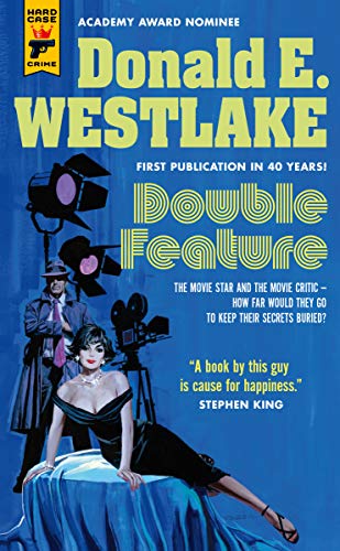 Book cover: “Double Feature” by Donald E. Westlake, with film noir illustration.