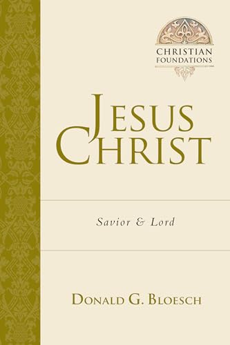 Book cover with gold lettering reading "Jesus Christ: Savior & Lord.