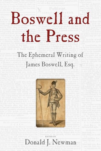 BookCove cover of Boswell and the Press featuring an illustration of a man.