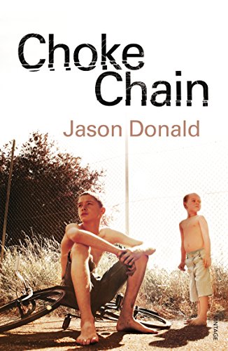 Book cover: "Choke Chain" by Jason Donald, showing two young boys.