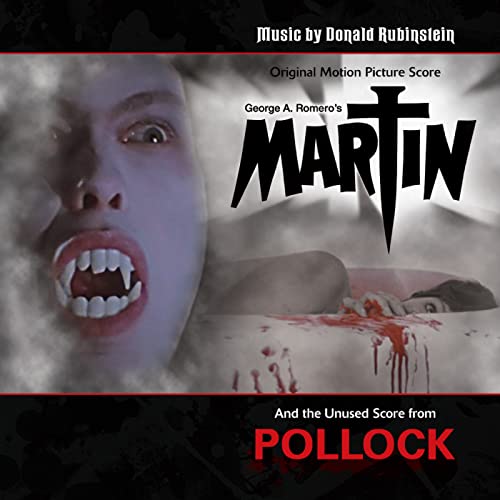 CD cover for "Martin" and "Pollock" soundtracks, featuring a vampire image.