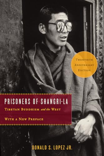 Book cover: a portrait of a Tibetan man wearing glasses and a shawl.