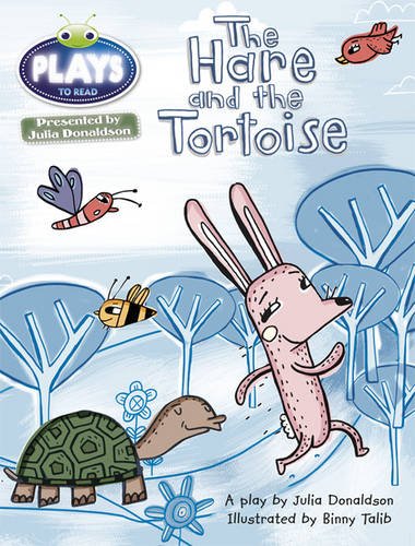 Book cover: Hare and Tortoise play by Julia Donaldson, illustrated.