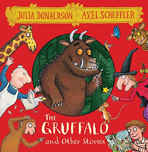 Colorful illustration of characters from Julia Donaldson’s children’s books.