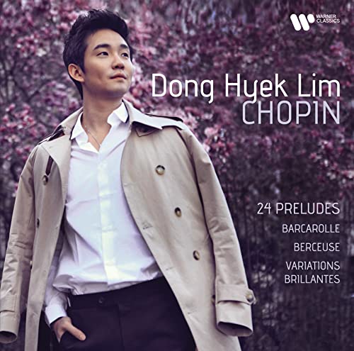 Dong Hyek Lim album cover featuring pianist in a tan coat.