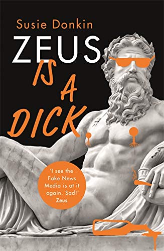 Book cover: statue of Zeus with orange sunglasses and text overlay.