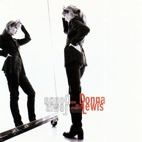CD cover for Donna Lewis' "Now in a Minute" featuring a mirrored image.