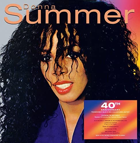 Donna Summer album cover featuring the singer with long dark hair.
