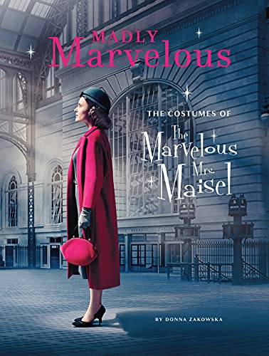 Book cover featuring a woman in a pink coat and hat at a station.