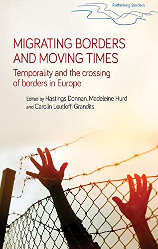 Book cover with red title text over barbed wire and reaching hands.