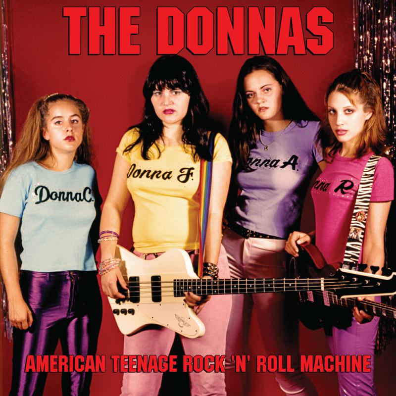 Album cover for The Donnas, featuring four young women with guitars.