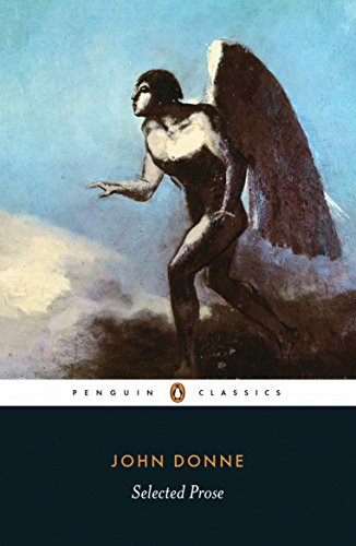 Book cover: “Selected Prose” by John Donne, featuring a winged figure.