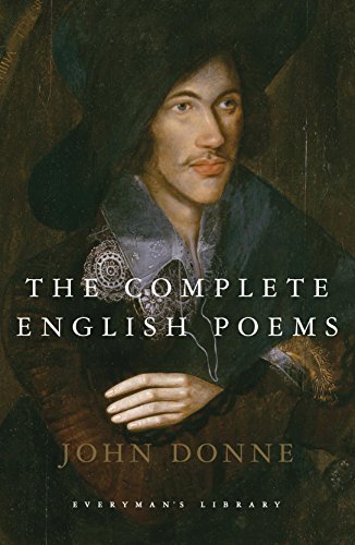 Book cover: portrait of John Donne, author of English poems.