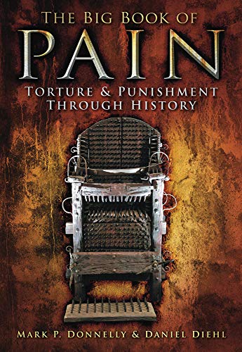 Book cover depicting a medieval torture device against a dark, textured background.