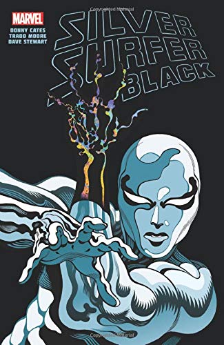Silver Surfer: Black comic cover featuring the hero in a dynamic pose.