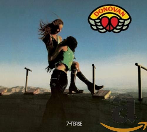 CD cover for Donovan’s “7-Tease” featuring a couple embracing on a pier.