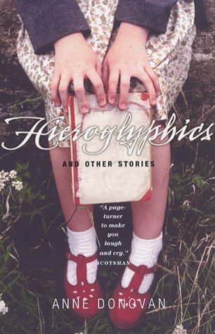 Book cover: child holding a book titled "Hieroglyphics And Other Stories".