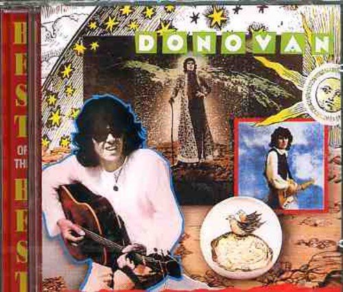 CD cover for Donovan’s “Troubador” compilation album, featuring portraits.