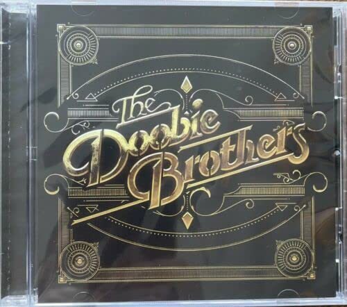 Doobie Brothers self-titled CD in jewel case, gold lettering on black.