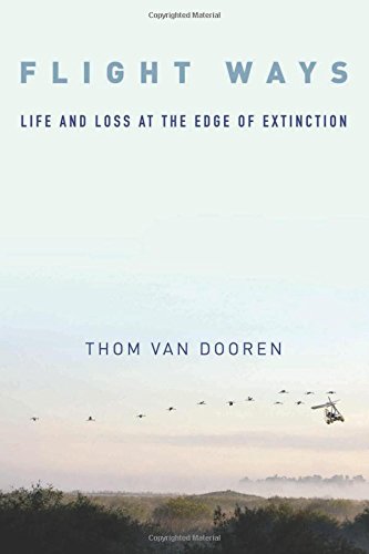 Book cover: “Flight Ways” with birds in flight over landscape.