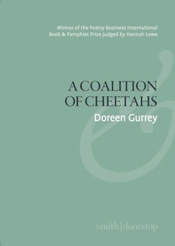 Pale green book cover with title "A Coalition of Cheetahs" and author name.