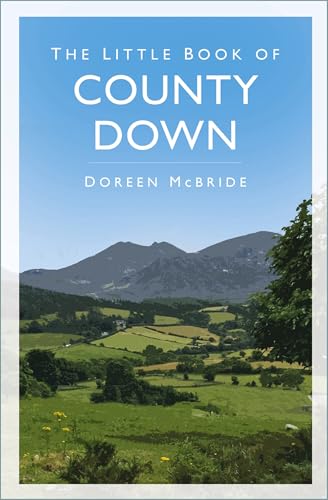 Book cover with rolling green hills and mountains in the background.