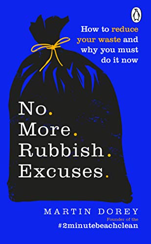 Book cover: black trash bag with yellow ties and white text.