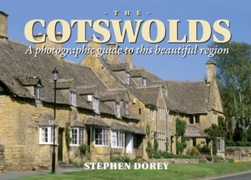 Book cover depicting traditional stone cottages with thatched roofs in the Cotswolds.