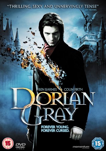 DVD cover for “Dorian Gray” featuring Ben Barnes in a dark, gothic setting.
