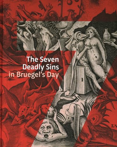 Book cover depicting figures illustrating the seven deadly sins in red tones.
