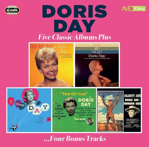 Five CDs in a plastic case with Doris Day's name and classic album artwork.