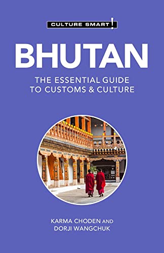 Book cover for “Bhutan - Culture Smart!” featuring a monastery image.