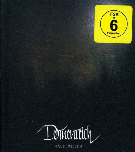 Dornenreich Nachtreisen DVD cover with a black background and a yellow FSK 6 sticker.