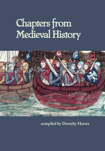 Book cover: “Chapters from Medieval History” with knights in boats illustration.