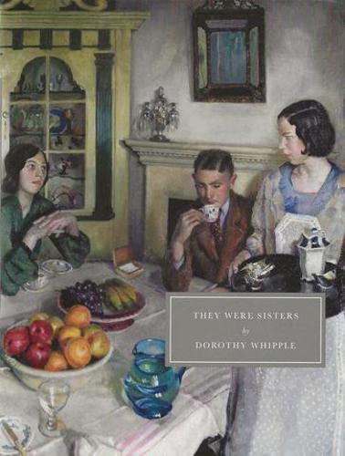 Vintage-style book cover depicting three people at a table with fruit.