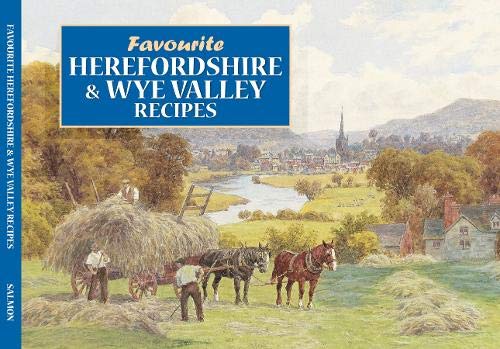 Cookbook cover depicting a rural landscape with haystacks and horses.