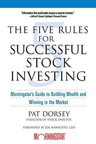 Book cover: "The Five Rules for Successful Stock Investing" by Pat Dorsey.